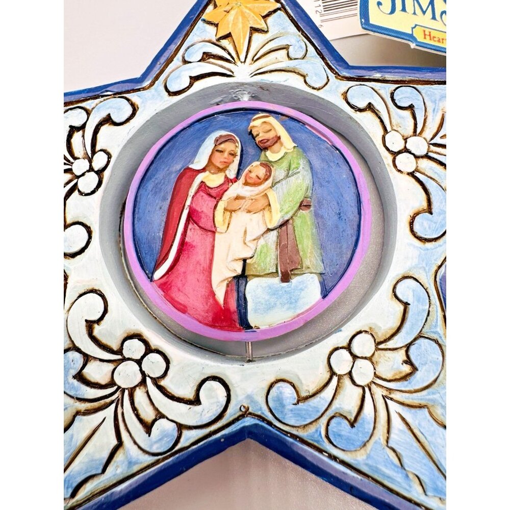 Jim Shore Nativity Star For Unto Us A Child Is Born Spinner Christmas Ornament - Picture 2 of 5